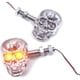 thumbnail image 1 of (Plata-67*47mm,M10mm)2 uds. Señales de giro LED de calavera Punk para la mayoría de las motocicletas, accesorios de reacondicionamiento personalizados para motocicletas de 12V, 1 of 5