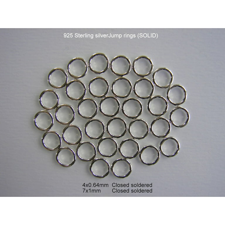 10mm Sterling Silver Round Closed Jump Ring (1-Pc)