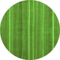 thumbnail image 1 of Ahgly Company Indoor Round Abstract Green Contemporary Area Rugs, 6' Round, 1 of 1