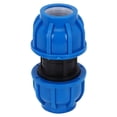 thumbnail image 4 of Water Connector,4Pcs PE Plastic 32mm Pipe Adapter Water Pipe Fitting Finely Tuned Performance, 4 of 11