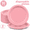 Pink, variant on TAVENE Disposable Paper Plates Set, 50 PCS Purple 9 Inches Round Party Plates for Meal Picnic Festival Gathering