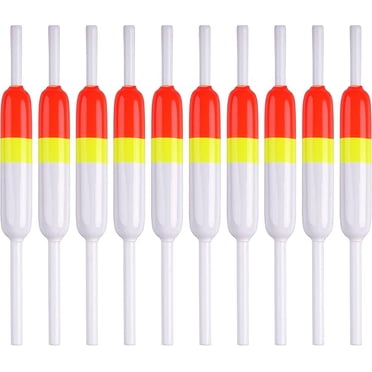 Slip Bobbers Fishing Floats and Bobbers, Wood Slip Bobbers Oval Stick Slip Floats for Crappie Catfish Trout Fishing Bobbers