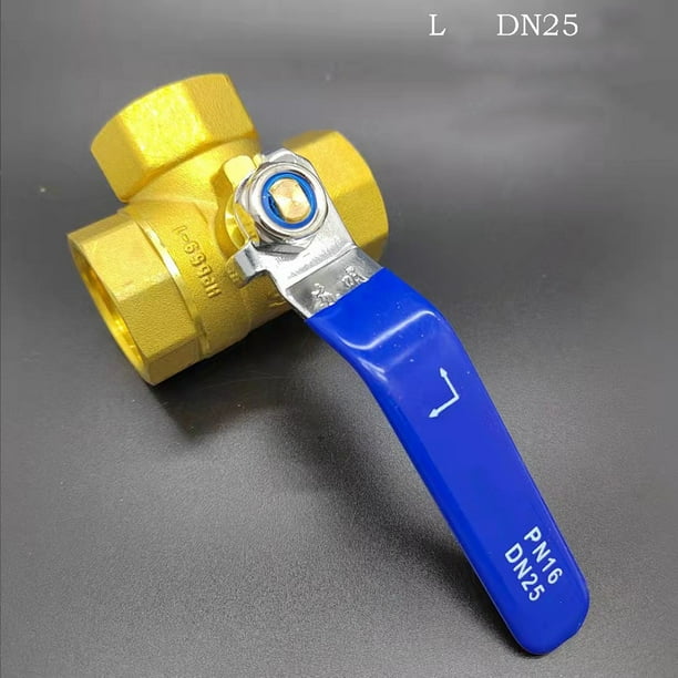 3 Way Brass Ball Valve, L/T Bore Valve Ball Valve For Water Oil Gas