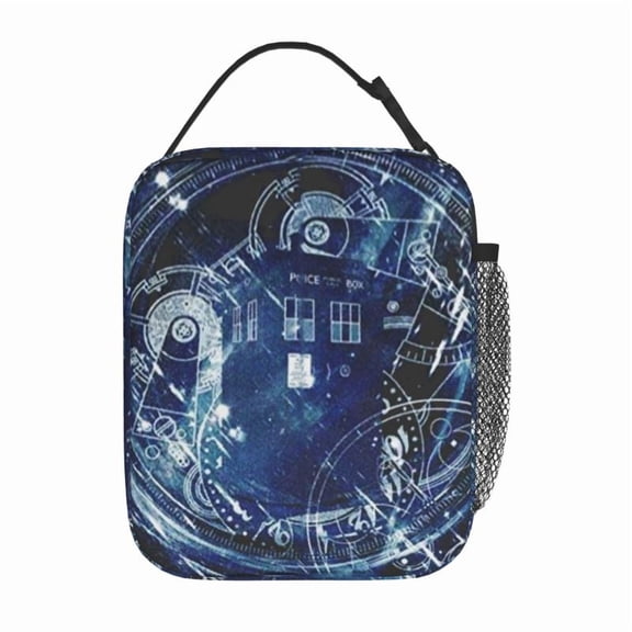 Doctor Who Lunch Box Lunch Bag Insulated Reusable Lunch Tote Bag Cooler Tote Bag For Men Women