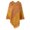 Yellow, variant on Ladies Loose Fall Fringe Cape Casual Colorblock V Neck Mid Length Tassel Striped Poncho Knitted Shawl Wrap Women