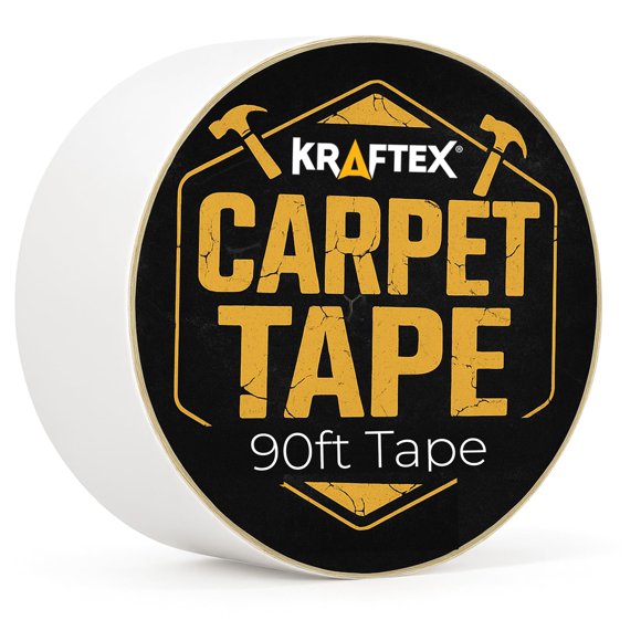 Cinta para alfombras Kraftex 27,5 m x 4,8 cm de doble cara, alta resistencia