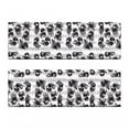 thumbnail image 2 of Octopus Bench Cushion Set of 2, Cartoon Ocean Animals in Various Expressions Sleepy Curious Zigzag Backdrop, Standard Size Foam Pad and Decorative Cover, Black Grey White, by Ambesonne, 2 of 4