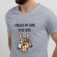 thumbnail image 2 of Greenyef Graphics I Paused My Game to Be Here Video Gamer Gift for Men Teenagers Gaming Funny Graphic T-Shirt Style-25 (Gray, Medium), 2 of 6