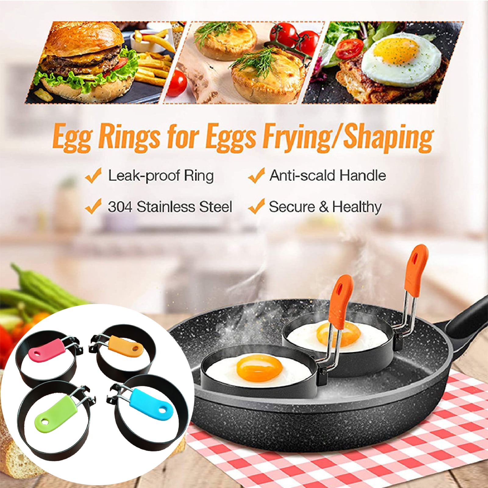 Kitchen Utensils Clearance,WQQZJJ Kitchen Gadgets,Multifunctional Eggs  Cooker (double Layer, US Standard),Kitchen Supplies,Gifts,Big holiday  Savings