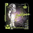 thumbnail image 2 of Men's Lightyear Buzz Lightyear Star Command Schematics Graphic Tee Black X Large, 2 of 5