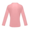 thumbnail image 4 of Men's Casual Solid Color V-Neck Gentleman's Business Long Sleeve T-Shirt M, 4 of 5