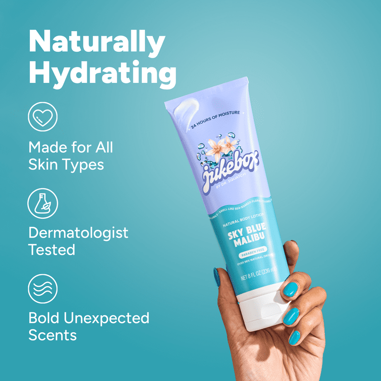 Jukebox Womens Natural Body Moisturizer Lotion, Hand & Body Lotion