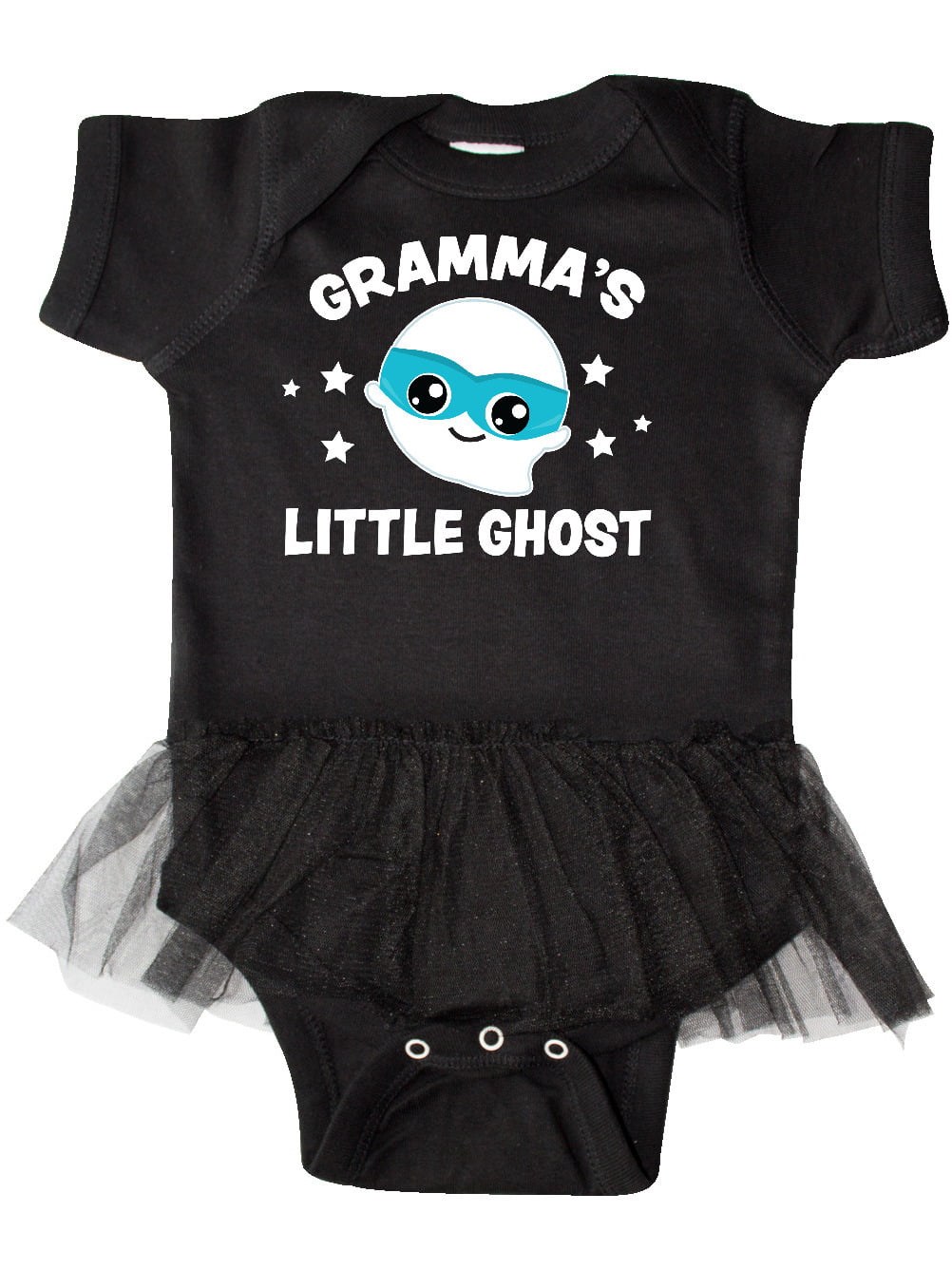 inktastic Cute Grammas Little Ghost Infant Tutu Bodysuit