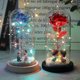 thumbnail image 4 of Led Enchanted Galaxy Rose Eternal Flor de lámina de oro de 24k con luces de cadena de hadas en la cúpula para el regalo del día de San Valentín de Navidad, 4 of 5