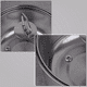 thumbnail image 3 of Cocina Inducción Cacerolas Y Sarten Acero Inoxidable 3pcs Plata, 3 of 5