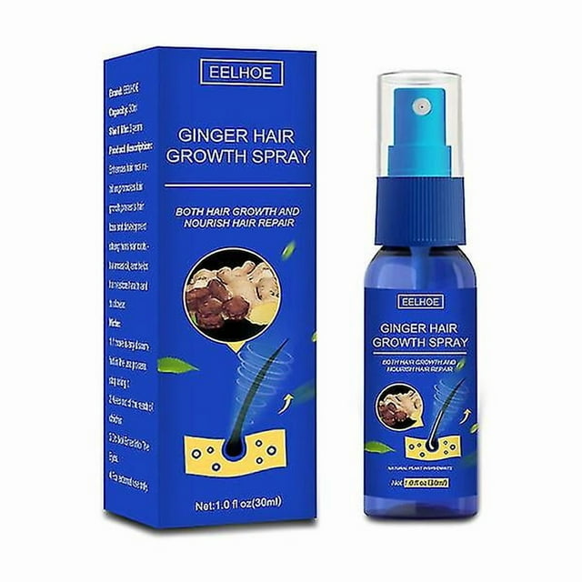 Hair Growth Dense Regrowth Ginger Serum Oil Anti-loss Treatment Spray 30ml