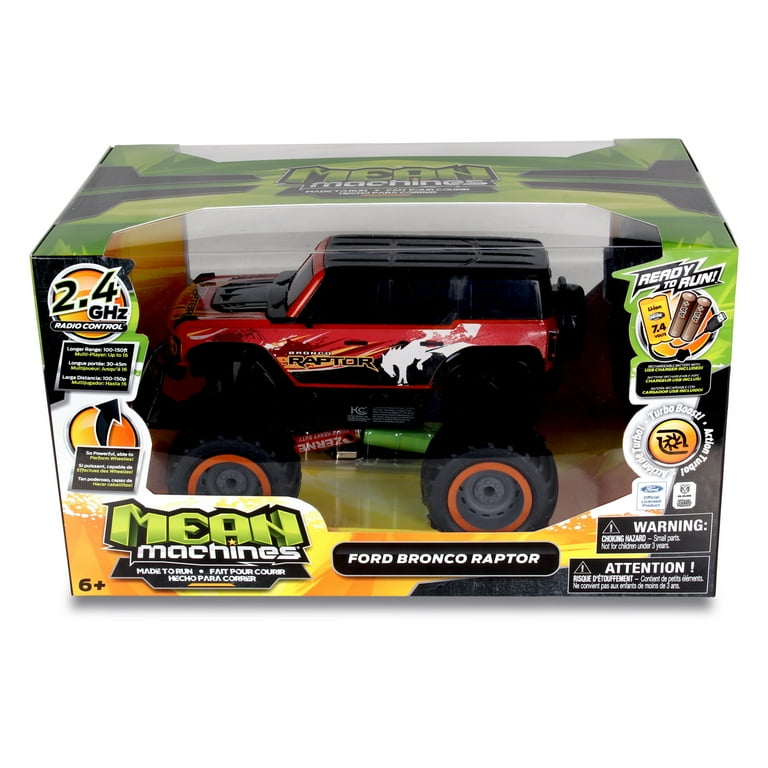 Mean Machines: RTR RC - Ford Bronco Raptor - Red - 2.4 Ghz High