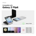 thumbnail image 2 of elago Magnetic Clear Case Compatible with Samsung Galaxy Z Flip 6 Case - Compatible with MagSafe Charger, Strong Magnetic Power, Premium Clear PC, Shockproof Bumper (MagSafe_Clear), 2 of 7