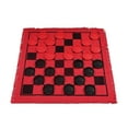 thumbnail image 1 of Juego de Mesa de Damas Strade Fareast Limited 3 en 1 Tapete de Juego Rojo, 1 of 8