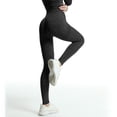 thumbnail image 4 of Celsior Compression Leggings for Women Full Length Buttery Soft Yoga Pants Butt Lift Booty Workout Tights Anti Cellulite Leggings High Waisted 3D Anti Cellulite Leggings for Women Breathable Black XL, 4 of 7