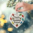 thumbnail image 4 of Heartfelt Friendship Keepsake Ceramic Hanging Ornament for Lasting Decorative Sea Glass Art, 4 of 5