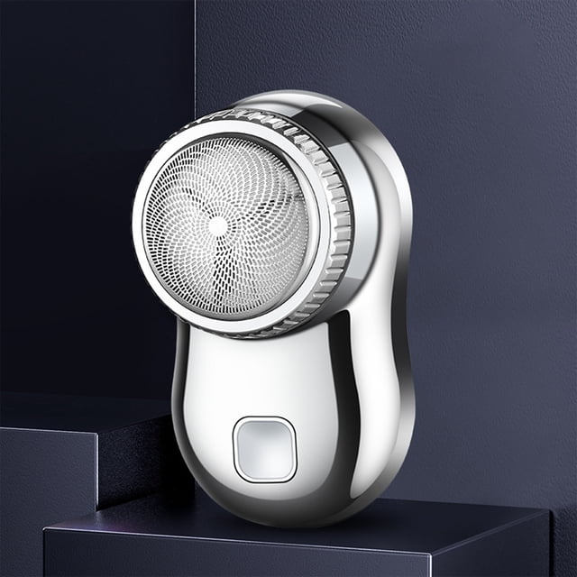 EQWLJWE Mini Shave Portable Electric Shaver,2024 New Upgrade Mini Electric Razor Shavers for Men,Rechargeable Shaver Easy One-Button Use Suitable for Home,Car Travel,Father's Day Gift