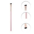 thumbnail image 3 of Unique Bargains 1 Pc Durable Angled Eyebrow Brush Pink Nylon Hair Aluminum Tube Plastic Handle, 3 of 5