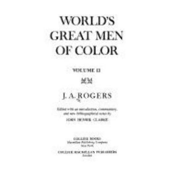 Pre-Owned World's Great Men of Color (Paperback) 0020813104 9780020813101
