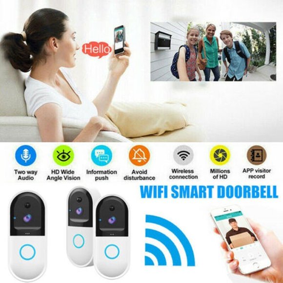 2020 New Smart Wireless Phone Door Bell Camera WiFi Smart Video Intercom Ring Doorbell/Pager