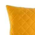 thumbnail image 5 of Lush Decor 100% Polyester Diamond Velvet Decorative Pillow Mineral Yellow Single 20X20, 5 of 11