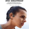 thumbnail image 4 of Auriculares inalámbricos de los deportes de BT de la prenda impermeable del auricular de BT del auricular de la conducción ósea, 4 of 8