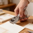 thumbnail image 1 of Klonfd Efficient Desktop Hole Punch For And Crafting — Precise Hole Alignment 2 Hole Punch With Jam Mechanism Spare Included Steel Build, 1 of 6