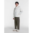 thumbnail image 2 of No Boundaries Boxy Fit Oversized Fleece Hoodie with Long Sleeves, Men's XS-4XLT, 2 of 5