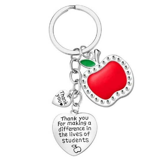 Grateful Teacher Keychain Teacher Gift Keychain Thanksgiving and Christmas Backpack Decorations
