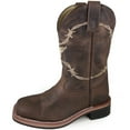 thumbnail image 2 of Smoky Mountain Western Boots Boys Logan Leather Brown Waxed 3923C, 2 of 4