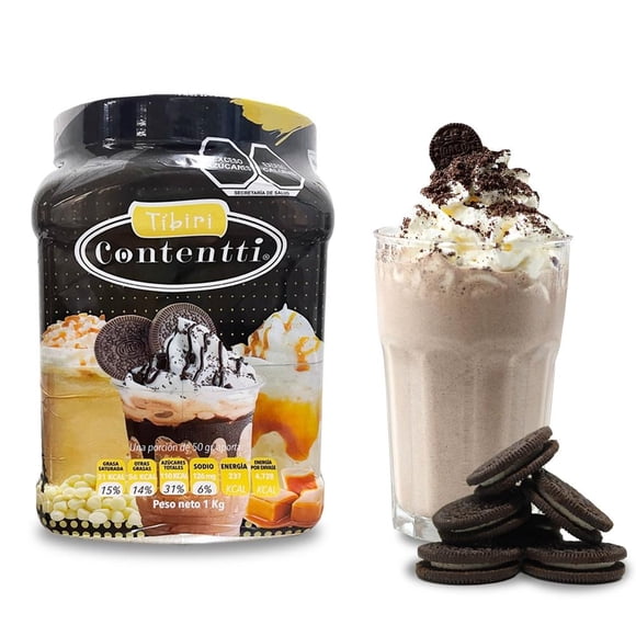 Polvo para Frappucchino Tíbiri Contentti Cookies and Cream 1 Kg