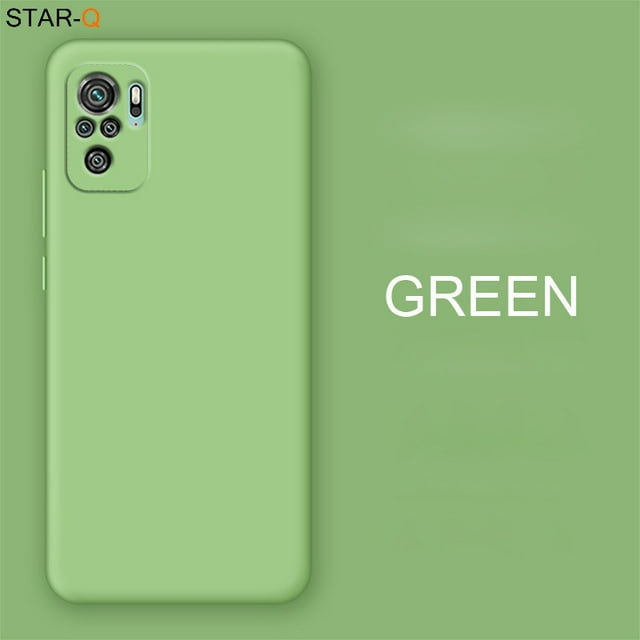 New Liquid Silicone Phone Case For Xiaomi Redmi Note 10 pro max 10s Original Camera Protective Soft Back Covers On Redmi Note10 JK green redmi note10 pro max