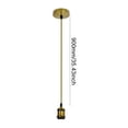 thumbnail image 2 of 2uds. Portalámparas colgante con tornillo E27, portalámparas colgante para decoración del hogar (dorado), 2 of 2