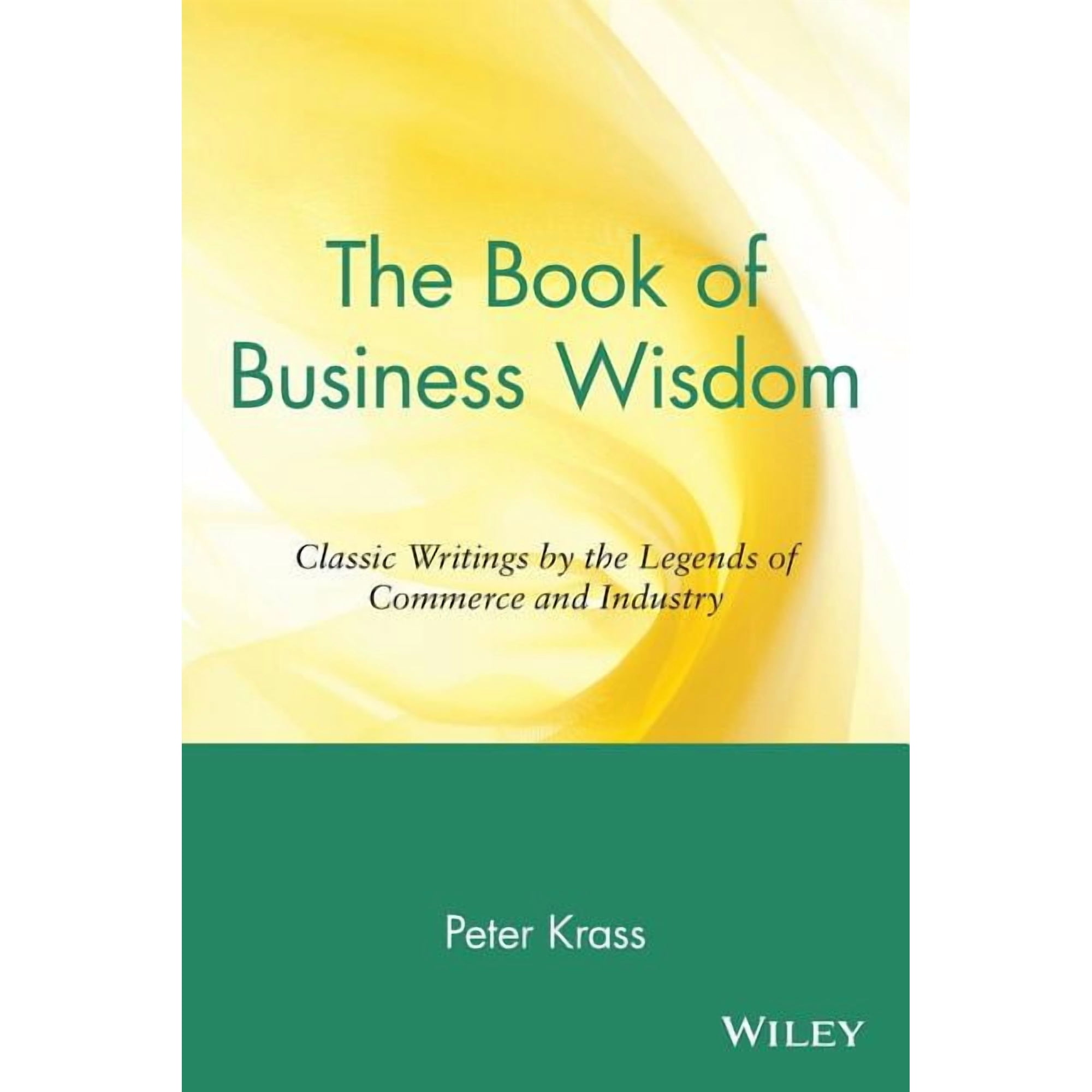 Book of Business Wisdom The Book of Business Wisdom (Paperback)