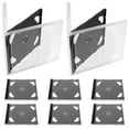 thumbnail image 4 of Kuyiluo Double CD Case + 6 Clear Plastic CD Jewel Cases, 4 of 7