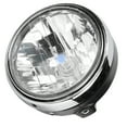 thumbnail image 2 of Motorcycle Front Light, Motorcycle Headlamp Universal Round Clear Lens Vintage High Transmittance  For Modification Replacement For CB750 900 1000 1300, 2 of 8