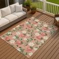 thumbnail image 3 of Addison Rugs Chantille Indoor/Outdoor Transitional Kitchen Salmon Machine Washable Rectangle Rug, 3' x 5', 3 of 8