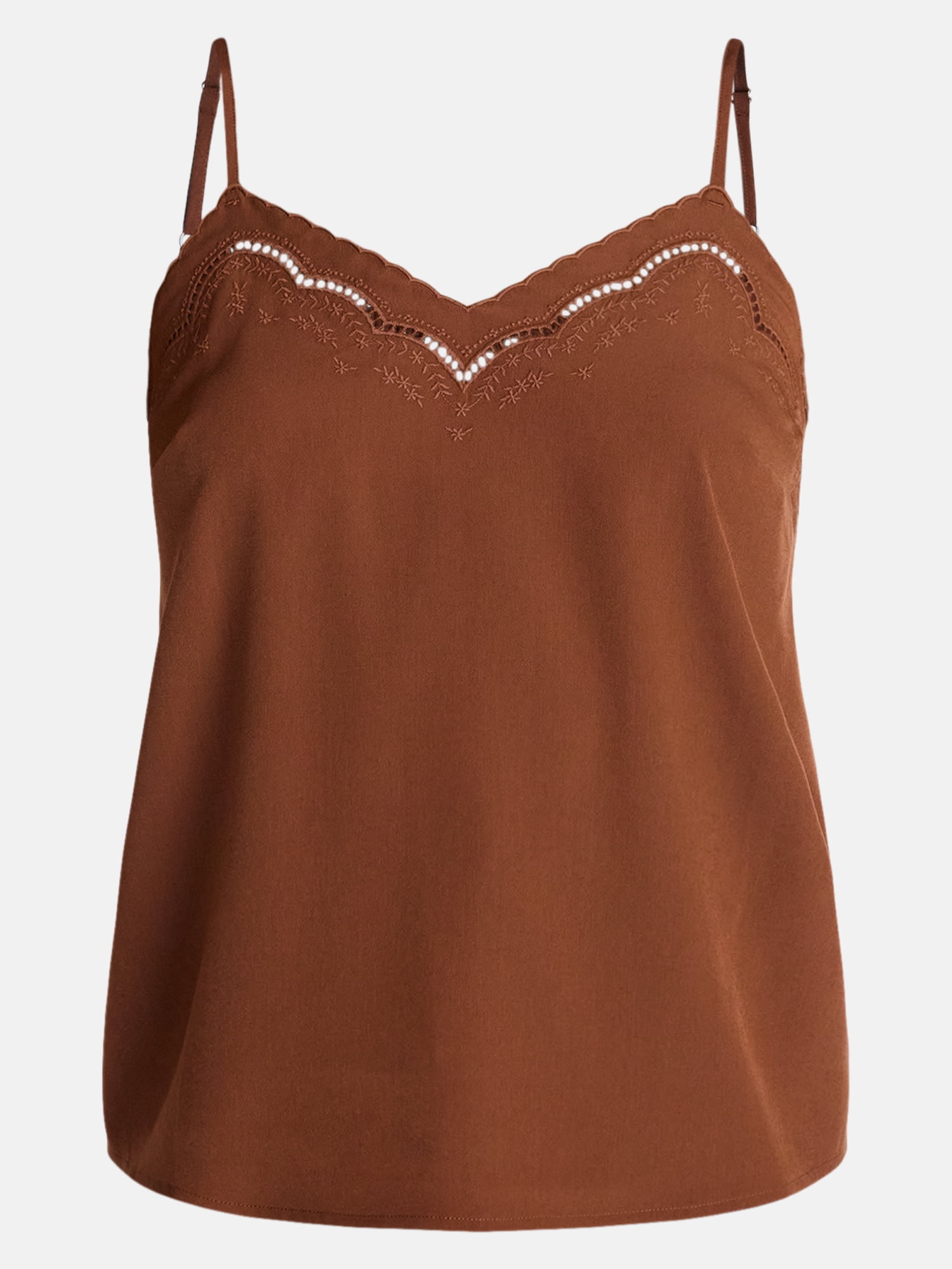 Time and Tru Women's Embroidered Cami, Sizes XS-XXXL