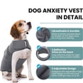 thumbnail image 5 of GASTROPOD 2026 New Dog Anxiety Vest, Anxiety Relief for Dogs, Comfort Dog Calming Vest, Vet Visits, Separation Anxiety Relief for Dogs, Gray, 5 of 7