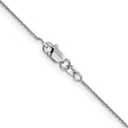thumbnail image 3 of 10K White Gold Cable Chain Styles Necklace WG .8 mm D/C Round Open Link 16 inch 0.8, 3 of 4
