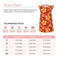 thumbnail image 3 of Vsdgher Chemises de Nuit Vintage Rouges à Fleurs pour Filles Robe de Nuit à Manches Courtes pour Tout-Petits Pyjama de Nuit-Petit, 3 of 6