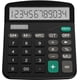 thumbnail image 1 of Calculadora de escritorio con función estándar de 12 dígitos, negra JM, 1 of 5