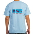 thumbnail image 2 of CafePress - Eat Sleep Slalom Waterski Light T Shirt - Men's Classic Graphic T-Shirt, 2 of 5