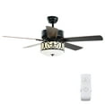 thumbnail image 1 of Costway 52" Ceiling Fan W/Light Reversible Blade Adjustable Speed Remote Control Black, 1 of 10