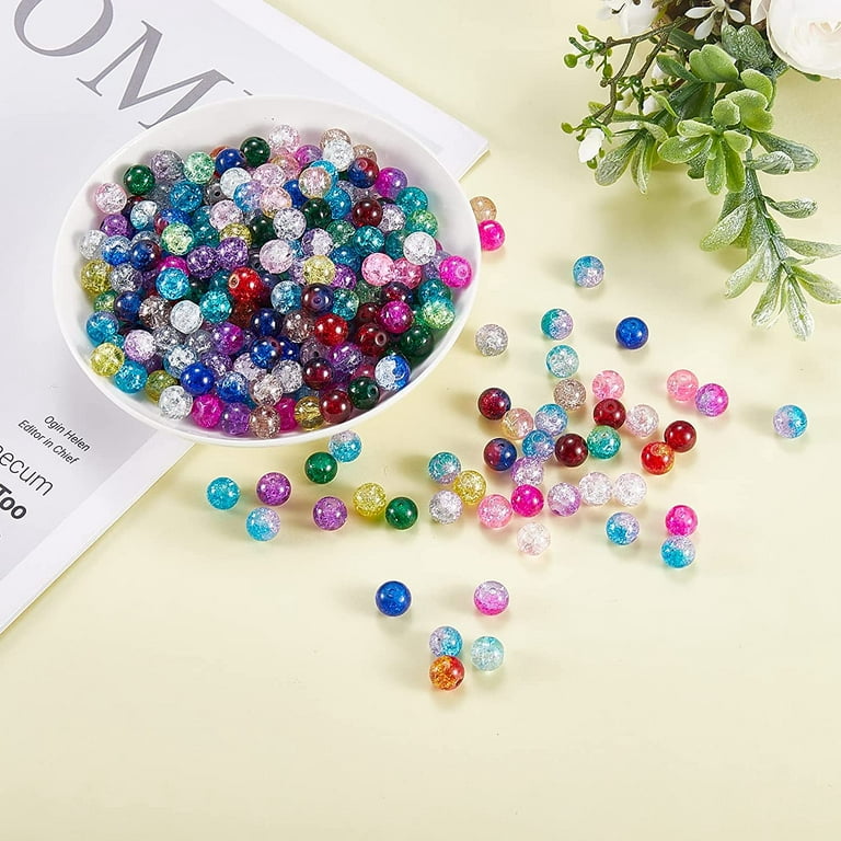 Threadart 16 Color Set of Glass Seed Beads - Size 12, Round 2mm - 14400  Beeds - 900 Beeds Per Color